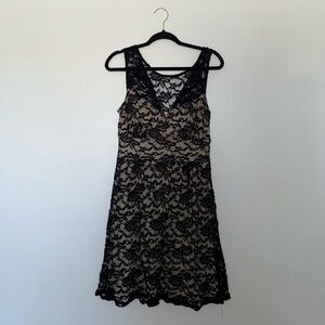 Chic Black Lace Dress